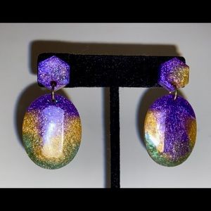 Mardi Gras Earrings